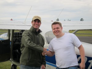 Congratulations Between Instructor and Student